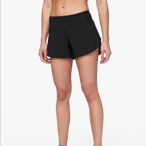 Black Lululemon Athletic Shorts (4”)